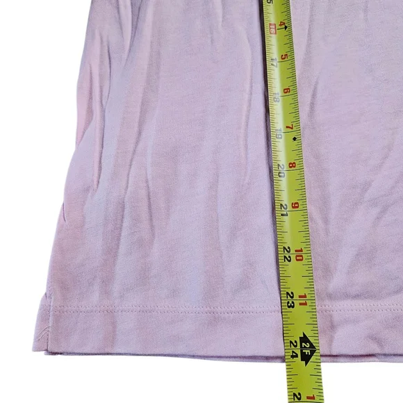 Lands’ End Large Light Pink Crewneck Short Sleeve T-Shirt - Picture 5 of 9